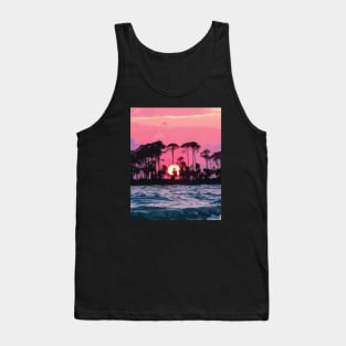 Lovely Sunset Arts Tank Top